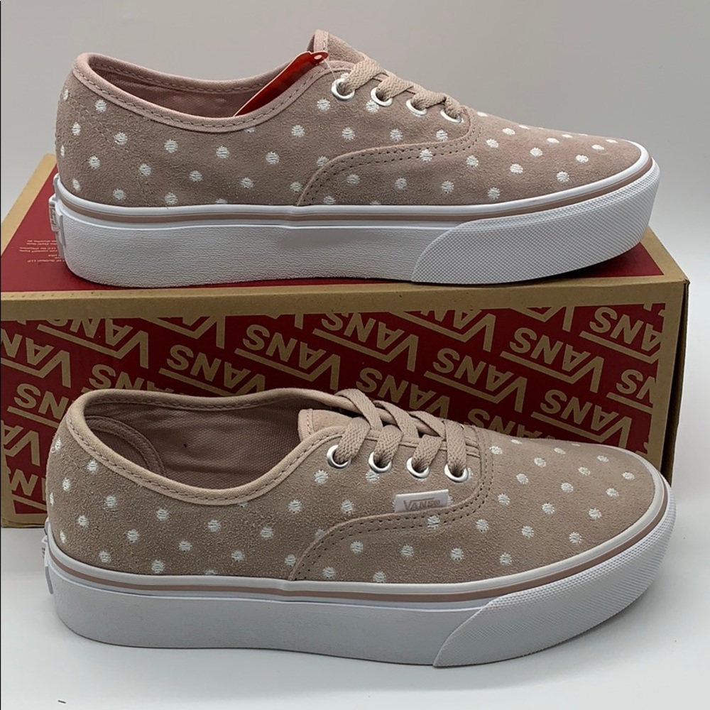 VANS AUTHENTIC PLATFORM SUEDE POLKA DOT WMNS - Picture 11 of 16